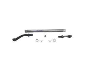 KIT129 | Apex Chassis Extreme Duty Flip Drag Link Assembly For Jeep Wrangler JL / Gladiator JT 2.5 Ton 2018+ | Fits Dana 44 Axle With 4.5" OR Less Lift | Polished Aluminum