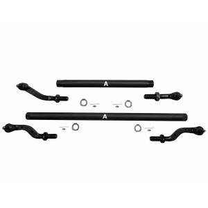 KIT135 | Apex Chassis Steering Kit 2.5 ton No Flip 3.5" Or Less For Jeep Wrangler JK | 2007-2018 | Black Aluminum