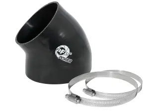 59-00036 | aFe Power Magnum FORCE Performance Accessories, Coupling Kit: (4.15 Inch x 3-1/2 Inch) ID x 3-1/2 Inch L Elbow Reducer (Silicone)