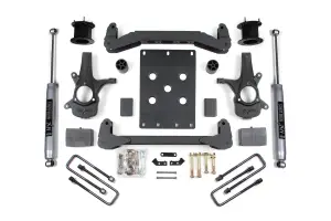 BDS704H | BDS Suspension 4.5 Inch Lift Kit For Chevrolet Silverado / GMC Sierra 1500 2WD | Rear Lift Block Kit | NX2 Nitro Series Shocks
