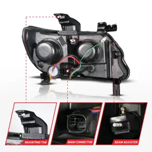 Anzo USA - 111634 | Anzo USA Full LED Projector Headlights Black With DRL, Initiation & Sequential For Chevrolet Colorado - Image 3