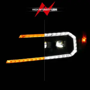 Anzo USA - 111634 | Anzo USA Full LED Projector Headlights Black With DRL, Initiation & Sequential For Chevrolet Colorado - Image 5