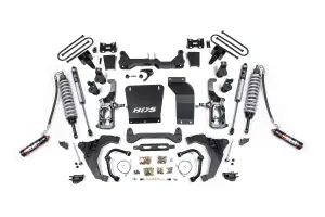 BDS727PSS | BDS Suspension 6.5 Inch Lift Kit With Fox 2.5 Coilover Conversion For Chevrolet Silverado / GMC Sierra 2500HD / 3500HD Diesel | Rear Lift 5 Inch Block Kit Without Overload | Fox 2.0 Performance Series Shocks