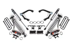BDS757PSS | BDS Suspension 3 Inch Lift Kit With Fox 2.5 Performance Elite Coilover For Chevrolet Silverado / GMC Sierra 1500 4WD | Cast Steel Factory Control Arm | Fox 2.0 Performance Series Shocks