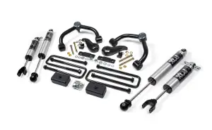 BDS761FPS | BDS Suspension 3 Inch Lift Kit For Chevrolet Silverado / GMC Sierra 2500HD / 3500HD | Rear Lift 2 Inch Block Kit With Overload | Fox 2.5 Performance Series HTO Shocks