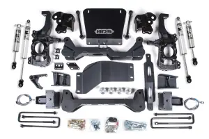 BDS767FPP | BDS Suspension 5 Inch Lift Kit For Chevrolet Silverado / GMC Sierra 2500HD / 3500HD 4WD | Rear Lift With Factory Overload | Fox 2.5 Performance Series HTO Shocks