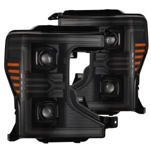 880343 | AlphaRex LUXX-Series LED Projector Headlights For Ford F-250/F-350/F-450/F-550 Super Duty | Alpha-Black