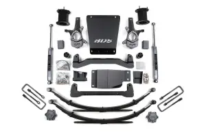 BDS796H | BDS Suspension 6 Inch Lift Kit For Chevrolet Silverado / GMC Sierra 1500 4WD | Rear Leaf Springs | NX2 Nitro Series Shocks
