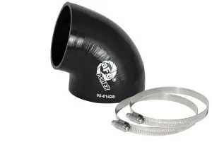 59-00088 | aFe Power Magnum FORCE Performance Accessories, Coupling Kit: (3-1/2 Inch x 3 Inch) ID x 75 Deg. Elbow Reducer (Silicone)
