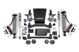 BDS900PSS | BDS Suspension 4 Inch Lift Kit With Fox 2.5 Performance Elite Coilover For Chevrolet Avalanche / Suburban 1500 / Tahoe / GMC Yukon / Yukon XL 1500 4WD | Rear Lift 3 Inch Coil Spacer | Fox 2.0 Performance Series Shocks