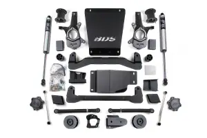 BDS905FS | BDS Suspension 4.5 Inch Lift Kit For Chevrolet Avalanche / Suburban / Tahoe / GMC Yukon 1500 4WD | Rear Lift 2 Inch Coil Spacer | Fox 2.0 Performance Series Shocks