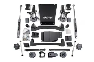 BDS905H | BDS Suspension 4.5 Inch Lift Kit For Chevrolet Avalanche / Suburban / Tahoe / GMC Yukon 1500 4WD | Rear Lift 2 Inch Coil Spacer | NX2 Nitro Series Shocks