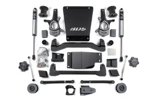 BDS906FS | BDS Suspension 4.5 Inch Lift Kit For Chevrolet Avalanche / Suburban / Tahoe / GMC Yukon 1500 4WD | Rear Lift 3 Inch Coil Spacer | Fox 2.0 Performance Series Shocks