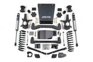 BDS907FS | BDS Suspension 6.5 Inch Lift Kit For Chevrolet Avalanche / Suburban / Tahoe / GMC Yukon 1500 4WD | Fox 2.0 Performance Series Shocks