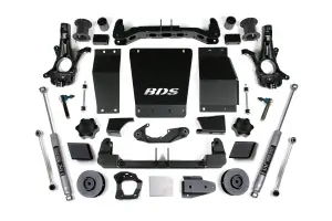 BDS908H | BDS Suspension 4.5 Inch Lift Kit For Chevrolet Avalanche / Suburban / Tahoe / GMC Yukon 1500 4WD | Cast Steel Factory Control Arm | NX2 Nitro Series Shocks