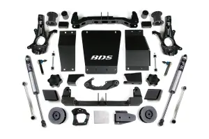 BDS909FS | BDS Suspension 4.5 Inch Lift Kit For Chevrolet Avalanche / Suburban / Tahoe / GMC Yukon 1500 4WD | Aluminum / Stamped Steel Factory Control Arm | Fox 2.0 Performance Series Shocks