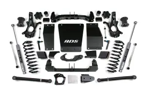BDS911H | BDS Suspension 6.5 Inch Lift Kit For Chevrolet Avalanche / Suburban / Tahoe / GMC Yukon 1500 4WD | Aluminum / Stamped Steel Factory Control Arm | NX2 Nitro Series Shocks