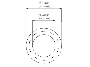 Afe - Advance Flow Engineering - 59-02002 | aFe Power Magnum FORCE Spare Parts, Replacement Breather Hose, Fuel: 5/8 Inch ID, Black (Qty. 1) - Image 4