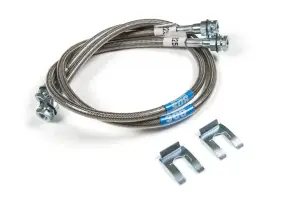 BDS103809 | BDS Suspension Rear Brake Line For Ford F-250 / F-350 Super Duty 4WD | Stainless Steel | Fits 4-8 Inch Lift