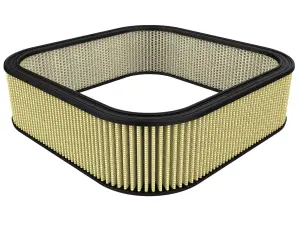 18-87006 | aFe Power Magnum FLOW Round Racing Air Filter With Pro GUARD7 Media | 20.6 Inch L x 20.6 Inch W x 5.70 Inch H With Expanded Metal