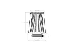 Afe - Advance Flow Engineering - 21-30018V | aFe Power Universal Clamp-On Air Filter With D2 Dura-Dry Media | 3 IN F x 6 IN B x 4-3/4 IN T x 7 IN H - Image 6