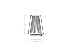 Afe - Advance Flow Engineering - 21-30506V | aFe Power Universal Clamp-On Air Filter With D2 Dura-Dry Media | 3 IN F x 5 IN B x 3-1/2 IN T x 6 IN H - Image 6