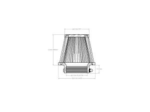Afe - Advance Flow Engineering - 21-35005V | aFe Power Universal Clamp-On Air Filter With D2 Dura-Dry Media | 3-1/2 IN F x 6 IN B x 4 IN T x 5 IN H - Image 6