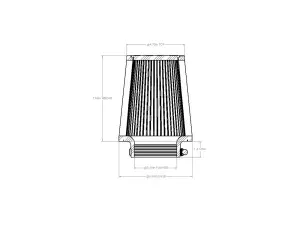 Afe - Advance Flow Engineering - 21-35011V | aFe Power Universal Clamp-On Air Filter With D2 Dura-Dry S Media | 3-1/2 IN F x 6 IN B x 4-3/4 IN T x 7 IN H - Image 6