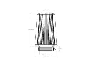 Afe - Advance Flow Engineering - 21-35035V | aFe Power Universal Clamp-On Air Filter With D2 Dura-Dry Media | 3-1/2 IN F x 6 IN B x 4-3/4 IN T x 9 IN H - Image 6