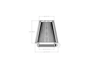 Afe - Advance Flow Engineering - 21-40006V | aFe Power Universal Clamp-On Air Filter With D2 Dura-Dry Media | 4 IN F x 6 IN B x 4 IN T x 6 IN H - Image 6