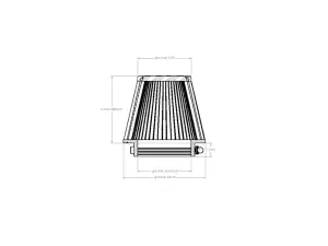 Afe - Advance Flow Engineering - 21-40505V | aFe Power Universal Clamp-On Air Filter With D2 Dura-Dry Media | 4 IN F x 6 IN B x 4 IN T x 5 IN H - Image 6