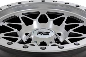 Rough Country - 78170912C | Rough Country 78 Series Wheel | Simulated Beadlock / Machined / 17x8.5 / 6x5.5 / 0mm - Image 4