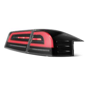 AlphaREX - 601130 | AlphaRex LUXX-Series LED Tail Lights Black-Red (With Black Trunk Center Piece Replacement) for Tesla Model S (2012-2021) - Image 4