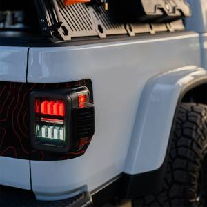 AlphaREX - 602060 | AlphaRex NOVA-Series Prismatic LED Tail Lights Chrome for Jeep Gladiator JT - Image 3