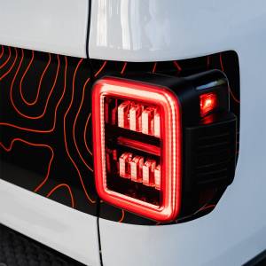 AlphaREX - 602060 | AlphaRex NOVA-Series Prismatic LED Tail Lights Chrome for Jeep Gladiator JT - Image 5