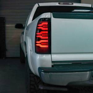 AlphaREX - 620007 | AlphaRex LUXX-Series LED Tail Lights Black-Red for Chevrolet Silverado/GMC Sierra (1999-2006) - Image 4