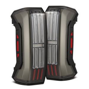 673000 | AlphaRex NOVA-Series Prismatic LED Tail Lights Black for Toyota Tundra