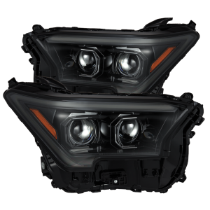 880328 | AlphaRex LUXX-Series LED Projector Headlights Alpha-Black for Toyota Tacoma / 4Runner