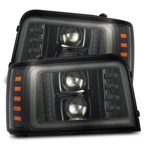 AlphaREX - 880265 | AlphaRex PRO-Series Halogen Projector Headlights Alpha-Black for Ford F-Series/Bronco (1992-1996) - Image 1