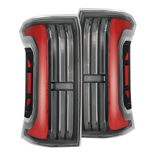 679010 | AlphaRex NOVA-Series Prismatic LED Tail Lights Black-Red for Toyota Tacoma