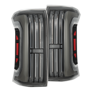 679020 | AlphaRex NOVA-Series Prismatic LED Tail Lights Black for Toyota Tacoma