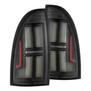 680052 | AlphaRex NOVA-Series Prismatic LED Tail Lights Black for Toyota Tacoma (2005-2015)