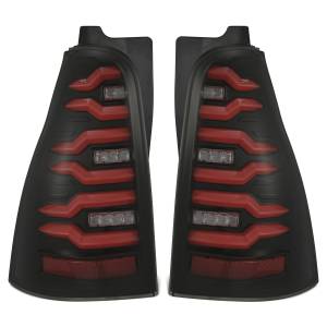 690080 | AlphaRex LUXX-Series LED Tail Lights Black-Red for Toyota 4Runner (2003-2009)