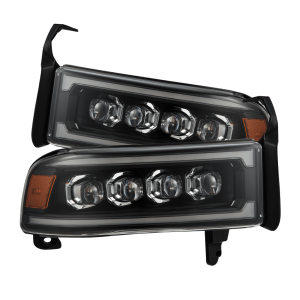 AlphaREX - 880350 | AlphaRex NOVA-Series LED Headlights Black for Dodge Ram 1500 (1994-2001)/2500/3500 (1994-2002) - Image 1