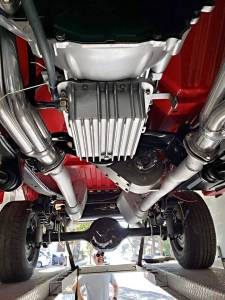 PML Covers - 10453-2-B | PML Cover Ford C4 Deep, Pan Fill With Fitting Transmission Pan For Ford Mustang, Bronco, Pinto And Maverick | Black Powder Coat Finish - Image 3
