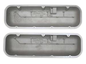PML Covers - 9096-2P-OR | PML Cover Valve Covers, Corvette Script, Standard For Chevrolet Big Block 396, 427, 454 and 502 Engines | Orange Powder Coat Finish - Image 2