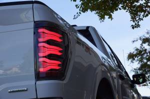 AlphaREX - 653030 | AlphaRex LUXX-Series LED Tail Lights For Ford F-150 (2021-2023) | Black-Red - Image 8
