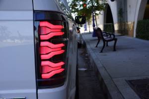 AlphaREX - 653030 | AlphaRex LUXX-Series LED Tail Lights For Ford F-150 (2021-2023) | Black-Red - Image 7