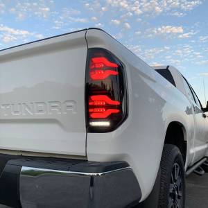 AlphaREX - 672050 | AlphaRex LUXX-Series LED Tail Lights Toyota Tundra (2014-2021) | Black-Red - Image 2