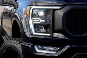 AlphaREX - 880139 | AlphaRex LUXX-Series LED Projector Headlights For Ford F150 (2021-2023) / Ford F150 Raptor (2021-2023) | Black - Image 4